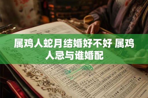 属鸡人蛇月结婚好不好 属鸡人忌与谁婚配