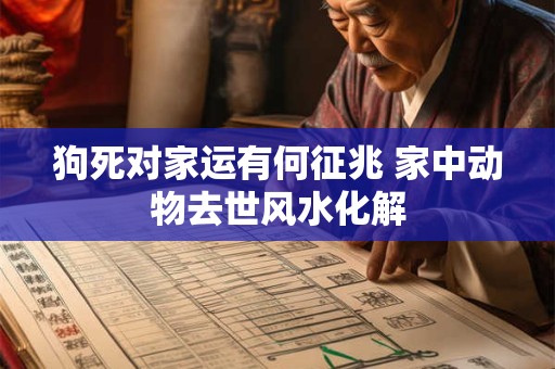 详细阅读:狗死对家运有何征兆 家中动物去世风水化解 狗死对家运有何征兆 家中动物去世风水化解