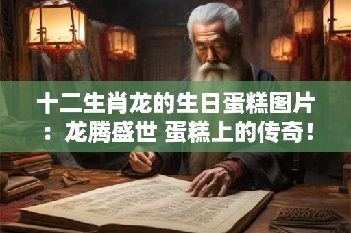 十二生肖龙的生日蛋糕图片：龙腾盛世 蛋糕上的传奇！
