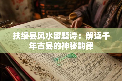 扶绥县风水留题诗：解读千年古县的神秘韵律