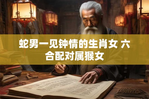 蛇男一见钟情的生肖女 六合配对属猴女