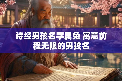 诗经男孩名字属兔 寓意前程无限的男孩名