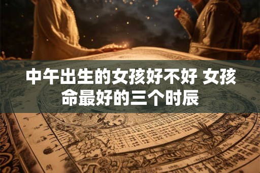 中午出生的女孩好不好 女孩命最好的三个时辰