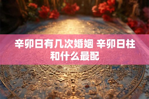 辛卯日有几次婚姻 辛卯日柱和什么最配