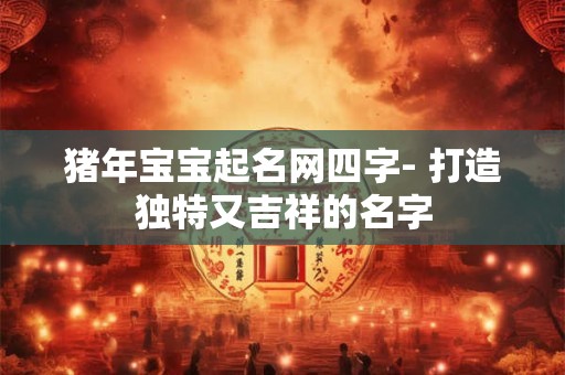 猪年宝宝起名网四字- 打造独特又吉祥的名字
