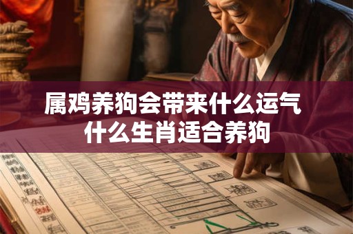 属鸡养狗会带来什么运气 什么生肖适合养狗