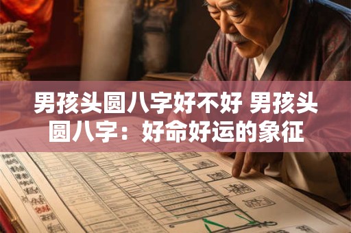 男孩头圆八字好不好 男孩头圆八字：好命好运的象征