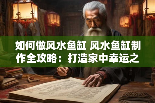 如何做风水鱼缸 风水鱼缸制作全攻略：打造家中幸运之源
