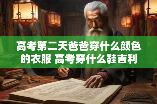 高考第二天爸爸穿什么颜色的衣服 高考穿什么鞋吉利