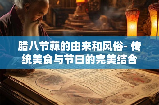 腊八节蒜的由来和风俗- 传统美食与节日的完美结合