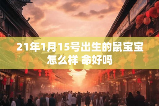 21年1月15号出生的鼠宝宝怎么样 命好吗