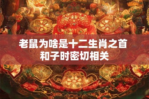 老鼠为啥是十二生肖之首 和子时密切相关