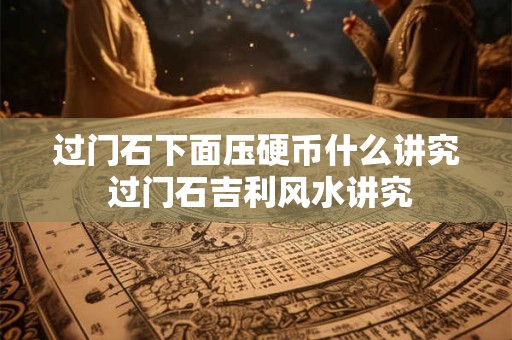 过门石下面压硬币什么讲究 过门石吉利风水讲究