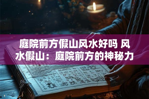 庭院前方假山风水好吗 风水假山：庭院前方的神秘力量