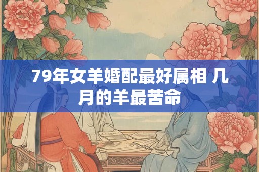 79年女羊婚配最好属相 几月的羊最苦命