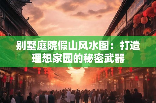 别墅庭院假山风水图：打造理想家园的秘密武器