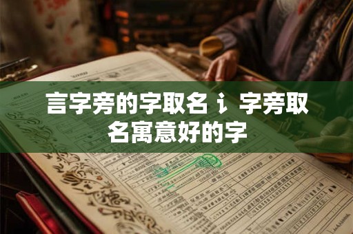 言字旁的字取名 讠字旁取名寓意好的字