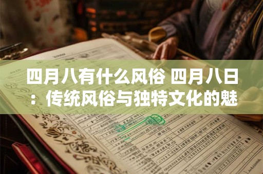 四月八有什么风俗 四月八日：传统风俗与独特文化的魅力