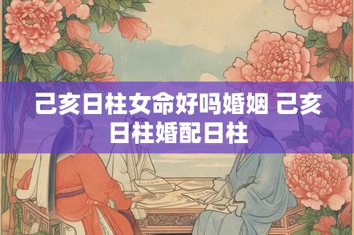 己亥日柱女命好吗婚姻 己亥日柱婚配日柱