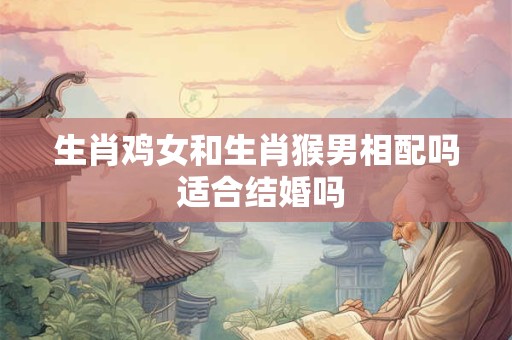 生肖鸡女和生肖猴男相配吗 适合结婚吗