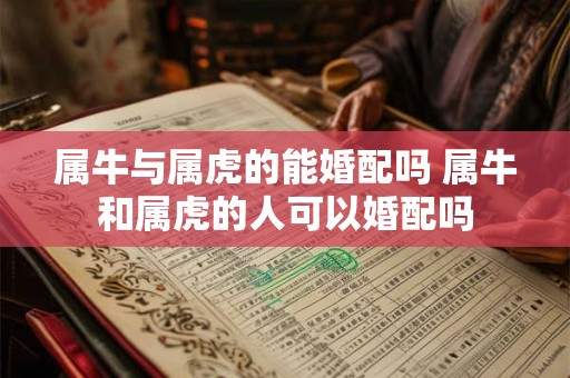 属牛与属虎的能婚配吗 属牛和属虎的人可以婚配吗