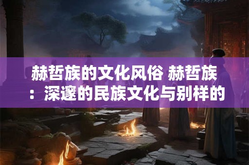 赫哲族的文化风俗 赫哲族：深邃的民族文化与别样的风土人情