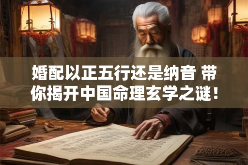 婚配以正五行还是纳音 带你揭开中国命理玄学之谜！