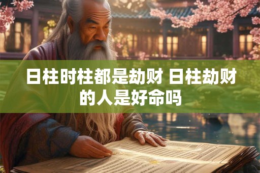 日柱时柱都是劫财 日柱劫财的人是好命吗