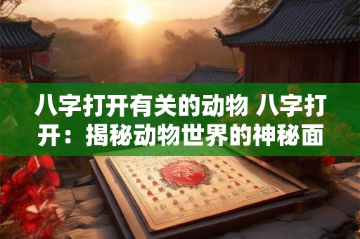八字打开有关的动物 八字打开：揭秘动物世界的神秘面纱