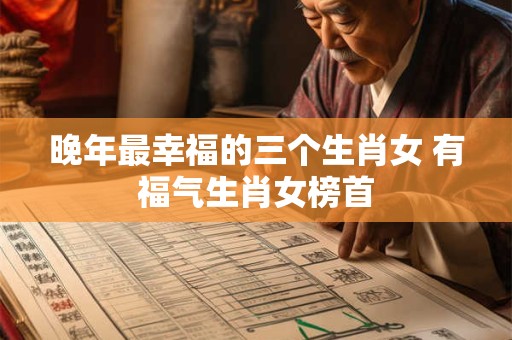 晚年最幸福的三个生肖女 有福气生肖女榜首
