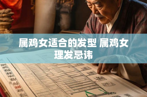 属鸡女适合的发型 属鸡女理发忌讳