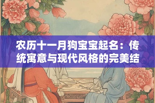 农历十一月狗宝宝起名：传统寓意与现代风格的完美结合