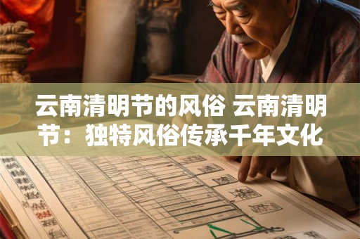 云南清明节的风俗 云南清明节：独特风俗传承千年文化