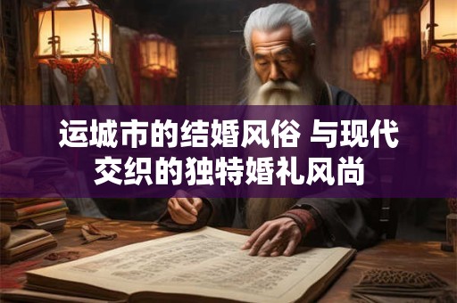 运城市的结婚风俗 与现代交织的独特婚礼风尚