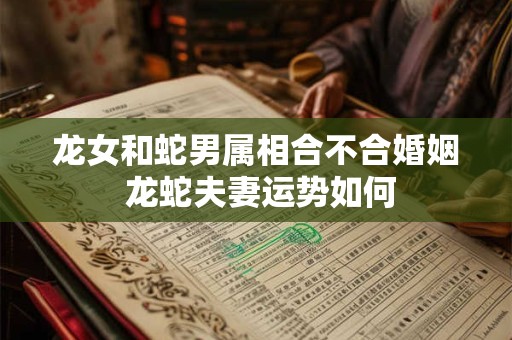 龙女和蛇男属相合不合婚姻 龙蛇夫妻运势如何