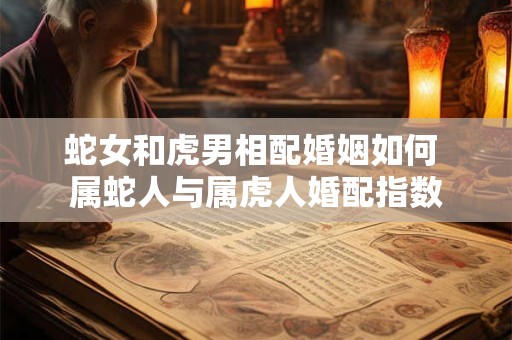 详细阅读:蛇女和虎男相配婚姻如何 属蛇人与属虎人婚配指数 蛇女和虎男相配婚姻如何 属蛇人与属虎人婚配指数