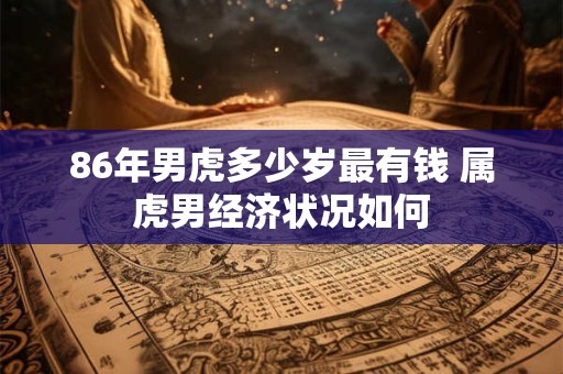 86年男虎多少岁最有钱 属虎男经济状况如何
