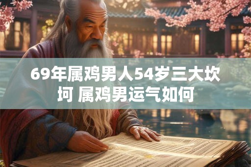 69年属鸡男人54岁三大坎坷 属鸡男运气如何