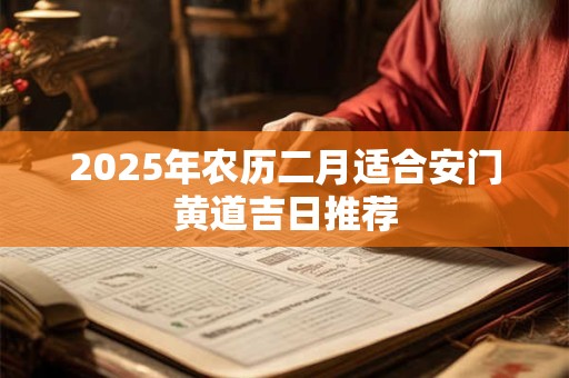 2025年农历二月适合安门黄道吉日推荐