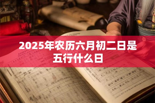 2025年农历六月初二日是五行什么日 2025年农历六月初二日是五行什么日