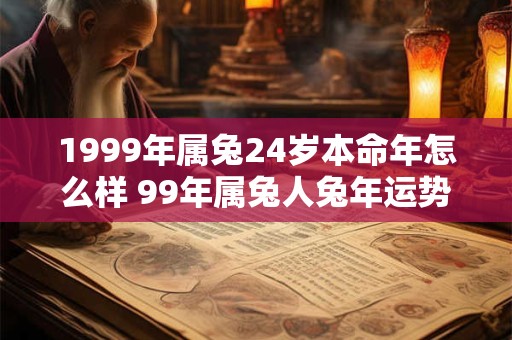 1999年属兔24岁本命年怎么样 99年属兔人兔年运势是好是坏