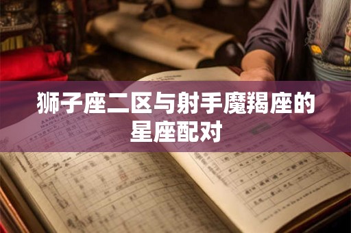 狮子座二区与射手魔羯座的星座配对