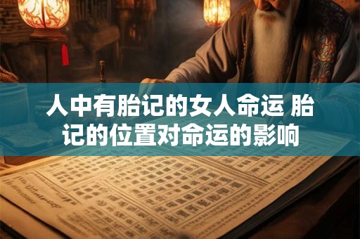 人中有胎记的女人命运 胎记的位置对命运的影响