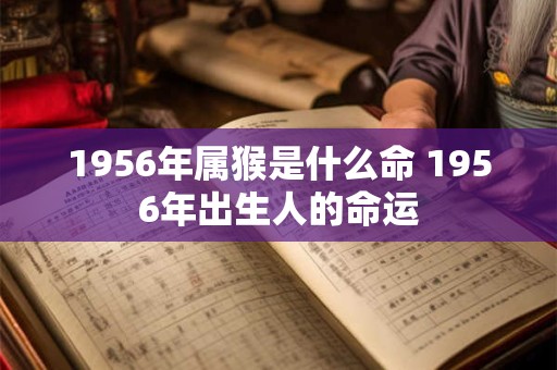 1956年属猴是什么命 1956年出生人的命运