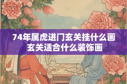 74年属虎进门玄关挂什么画 玄关适合什么装饰画