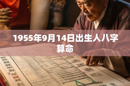 1955年9月14日出生人八字算命