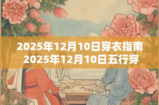 2025年12月10日穿衣指南 2025年12月10日五行穿衣