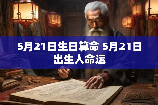 5月21日生日算命 5月21日出生人命运