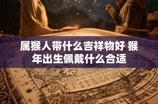 属猴人带什么吉祥物好 猴年出生佩戴什么合适