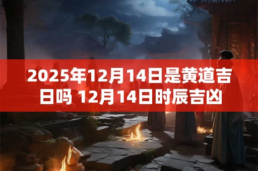 2025年12月14日是黄道吉日吗 12月14日时辰吉凶